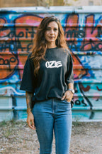 Lei Oversized T-Shirt Washed Black