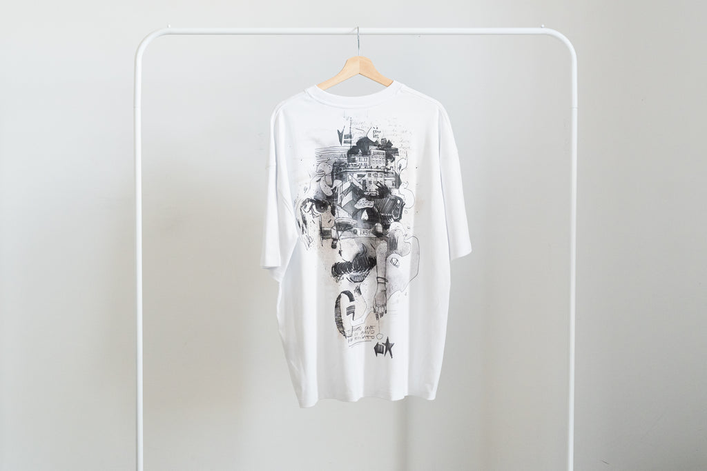 Glimpse Oversized T-Shirt White