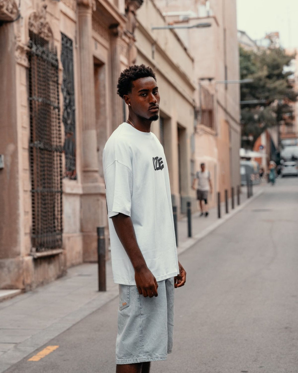 Camiseta Oversized Basic en Washed Black